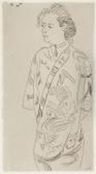 Margot En Kimono Oil Painting by Henri Matisse