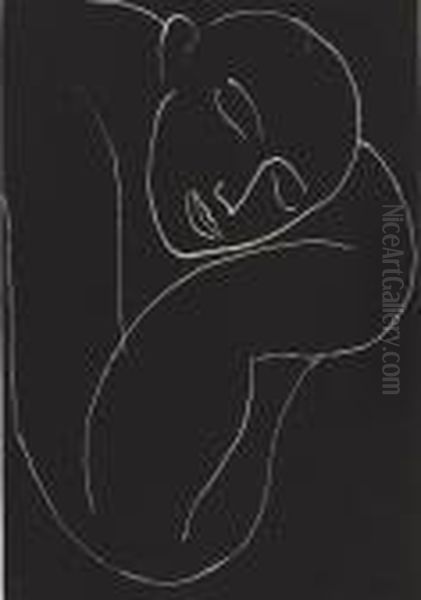 Cahiers D'art. Dessins De 
Matisse. Separatauflage Des Heftes 11. Jg. 1936, Heft 3-5. Umschlag Mit 
Titel <cahiers D'art> Und Illustrationen Von Matisse. Mit Einem 
Einfuhrenden Text Von Christian Zervos Und Einem Gedicht Von Tristan 
Tzara <a Henri M Oil Painting by Henri Matisse
