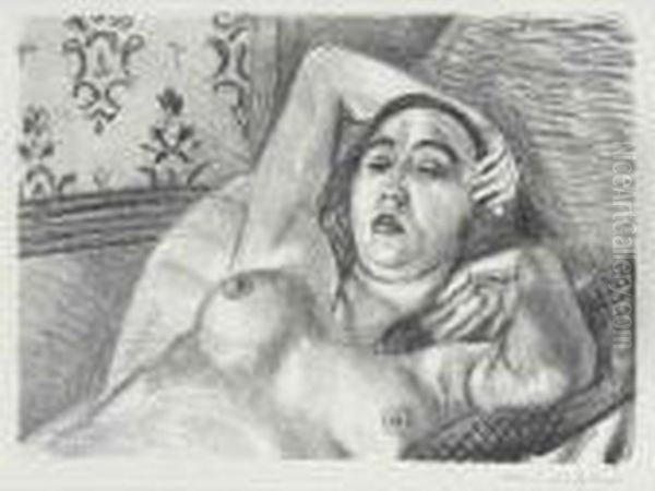 Reclining Nude (duthuit 416) Oil Painting by Henri Matisse