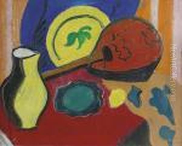 Nachfolger Des
Stillleben Mit Krug, Schale Und Gitarre. Oil Painting by Henri Matisse