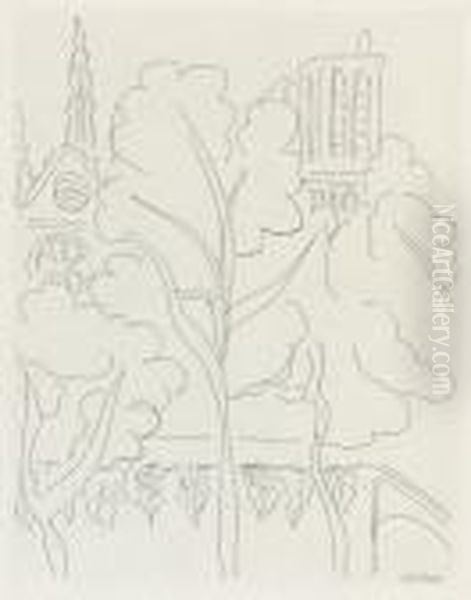 La Cite - Notre-dame. Oil Painting by Henri Matisse