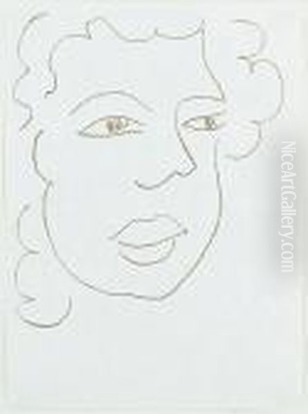 Visage (garnard P 282) Oil Painting by Henri Matisse