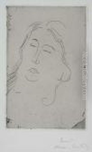 Marguerite, Les Yeux Fermes Oil Painting by Henri Matisse