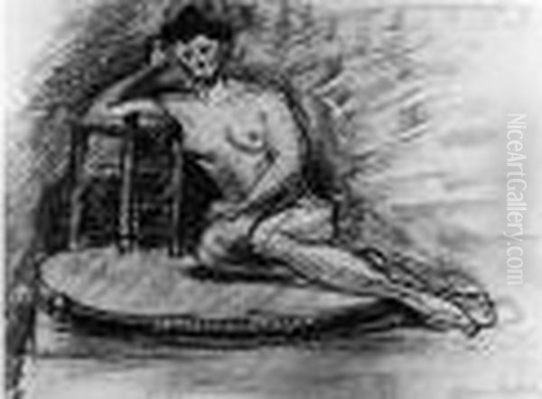 Femme Nue Oil Painting by Henri Matisse