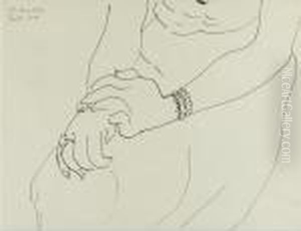 Etude Des Mains Oil Painting by Henri Matisse