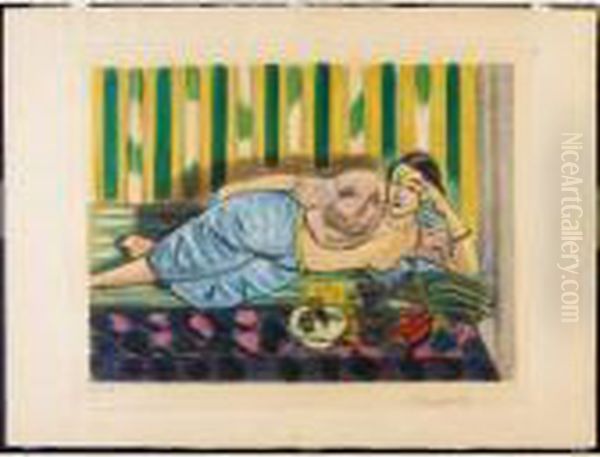 Odalisque Au Coffret Rouge (duthuit Iii) Oil Painting by Henri Matisse
