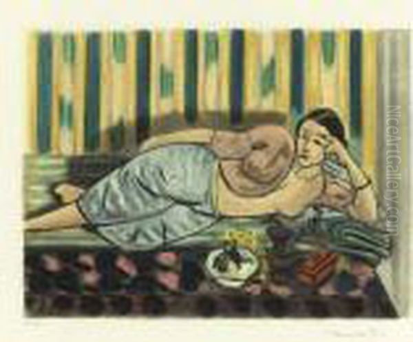 Odalisque Au Coffret Rouge (d. Iii) Oil Painting by Henri Matisse