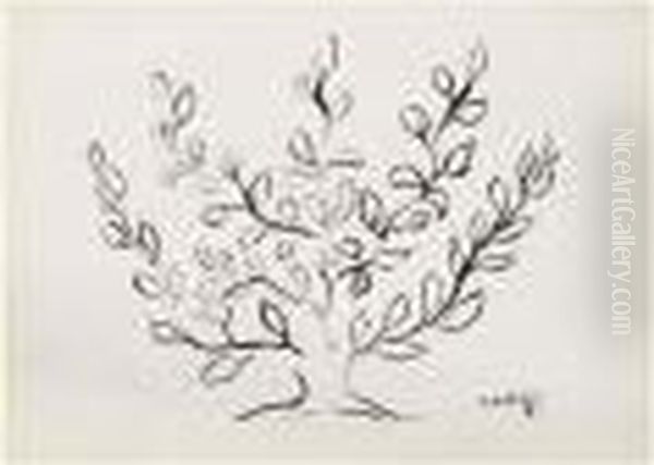 L'arbre Oil Painting by Henri Matisse