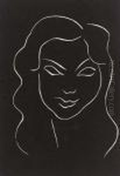 The Artist, Dessins. Themes Et Variations, Paris, Martin Fabiani, 1943 (d. Books 9) Oil Painting by Henri Matisse