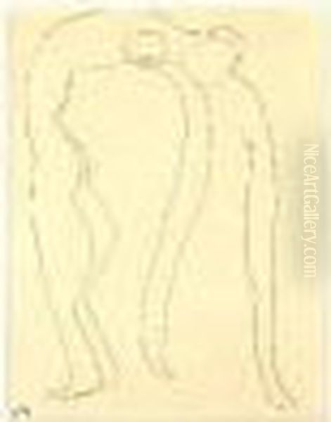 Les Acrobates Oil Painting by Henri Matisse