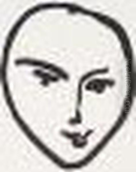 Nadia Masque Souriant (d. 797) Oil Painting by Henri Matisse