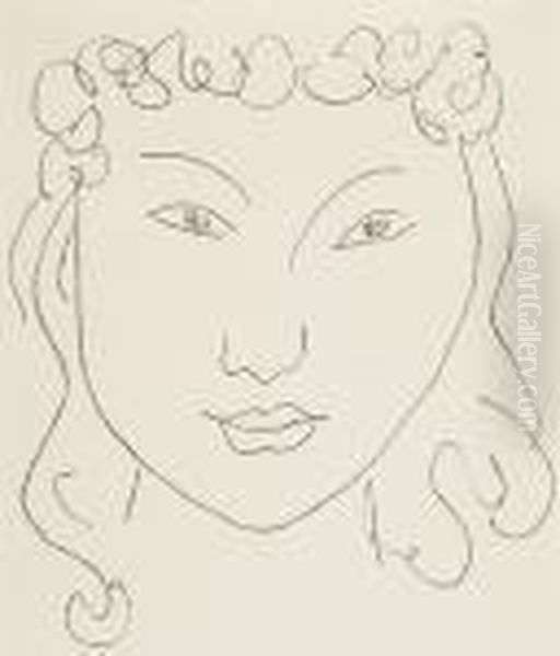 Tete De Femme Oil Painting by Henri Matisse