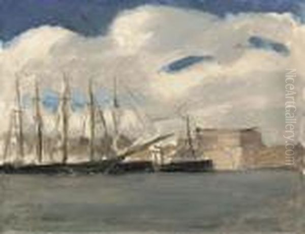 Les Nouages Blancs, Vieux Port De Marseille Oil Painting by Henri Matisse