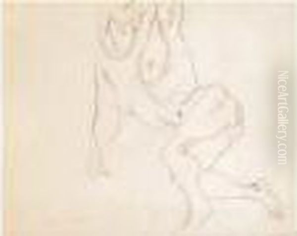Nu Allonge Oil Painting by Henri Matisse
