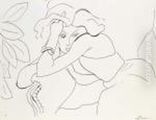 Theme C Variation 8 Oil Painting by Henri Matisse