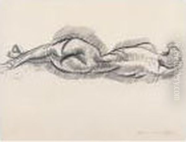 Nu Couche De Dos Oil Painting by Henri Matisse