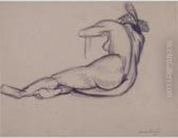 Nu Allonge Oil Painting by Henri Matisse