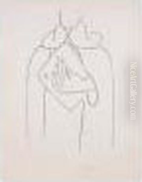 Lithographie Sur Chine Appliquee
 Sur Velin, Signee En Bas Vers La Droite Et Numerotee 72/100 Oil Painting by Henri Matisse