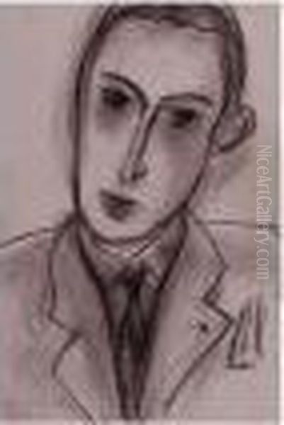 Portrait De Martin Fabiani Oil Painting by Henri Matisse