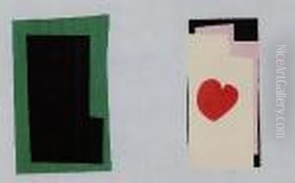 Jazz: Le Coeur (see D. Bk. 22) Oil Painting by Henri Matisse