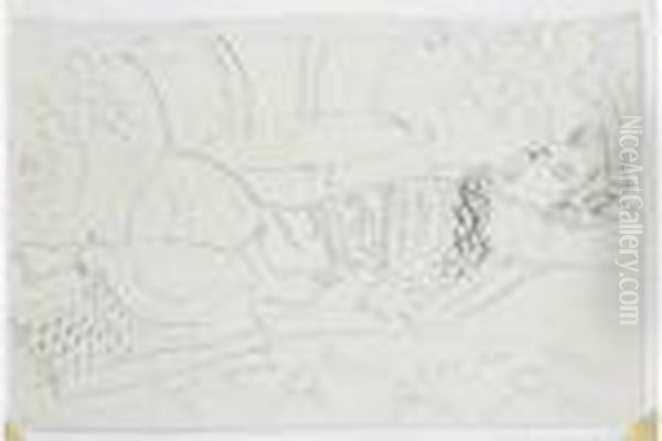 L'odalisque Assoupie Au Fauteuil Turc Oil Painting by Henri Matisse