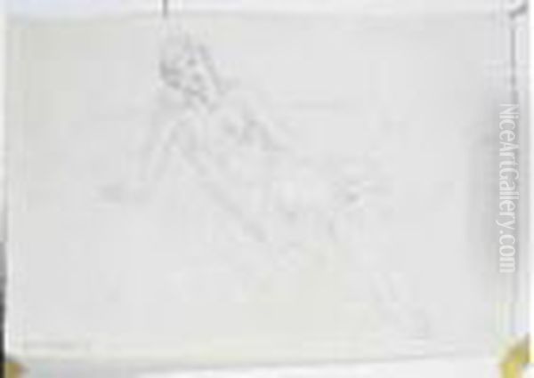 Modele Nu Assis Oil Painting by Henri Matisse