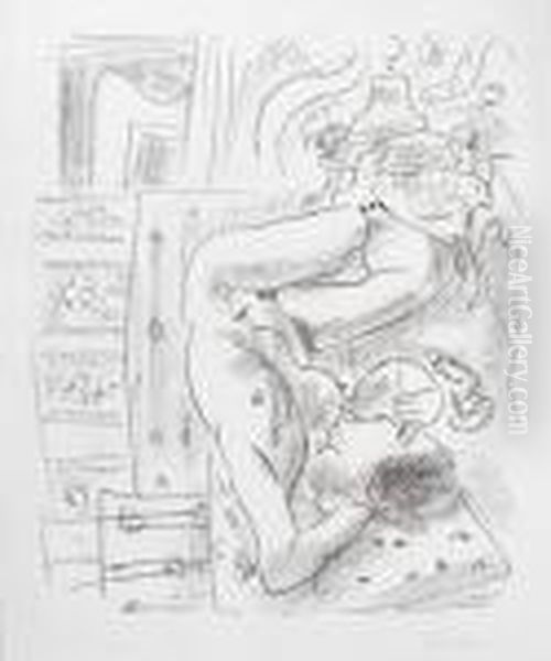 Nu Renverse Au Brasero Oil Painting by Henri Matisse Nu Renverse Au Brasero Oil Painting by Henri Matisse