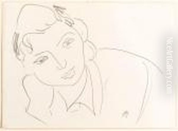 Buste De Femme Oil Painting by Henri Matisse