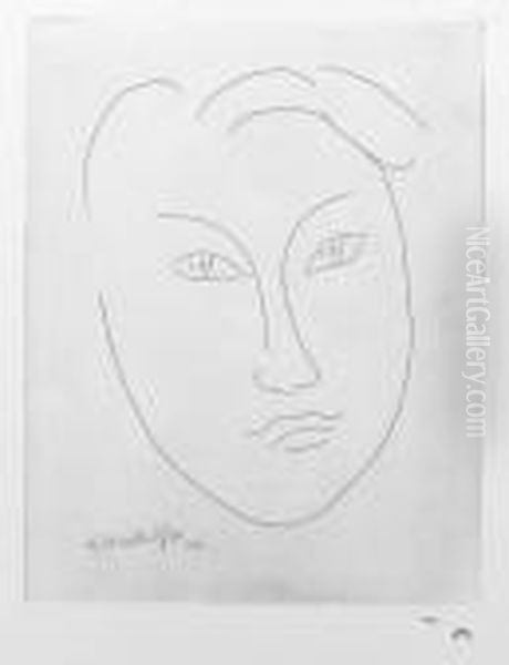Masque De Jeune Garon Oil Painting by Henri Matisse