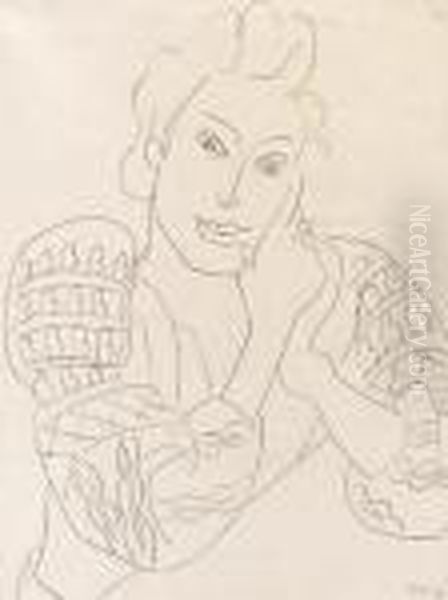 Blouse Roumaine Oil Painting by Henri Matisse