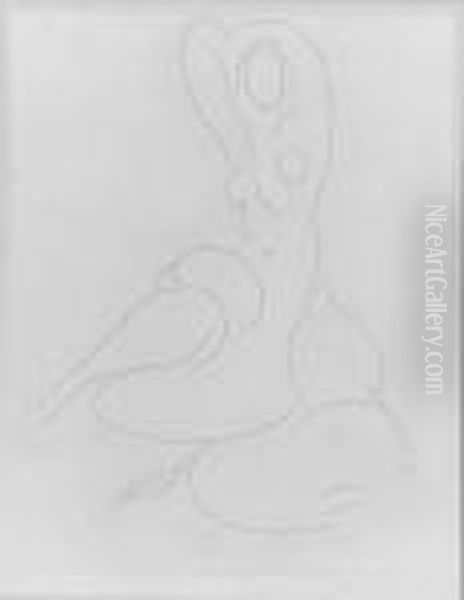 Nu Pour Cleveland Oil Painting by Henri Matisse