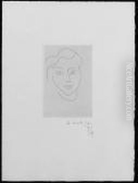 Matisse
Jeune Femme Au Regard Lumineux (d. 274) Oil Painting by Henri Matisse