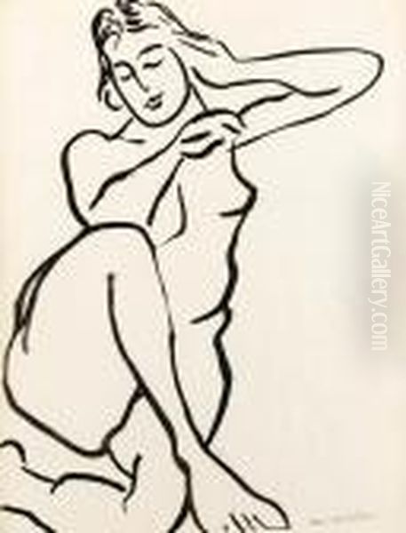 Jeune Fille Oil Painting by Henri Matisse