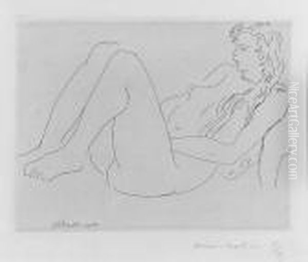 Nu Au Collier Et Aux Cheveux Longs Oil Painting by Henri Matisse