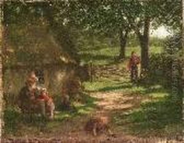 The Soldier's Return Oil Painting by William McTaggart