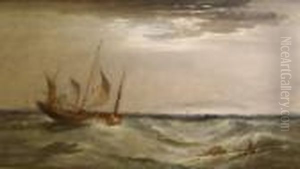 After The Storm Oil Painting by Arthur Joseph Meadows