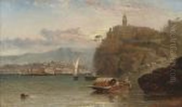 Persano, At Dusk Oil Painting by Arthur Joseph Meadows