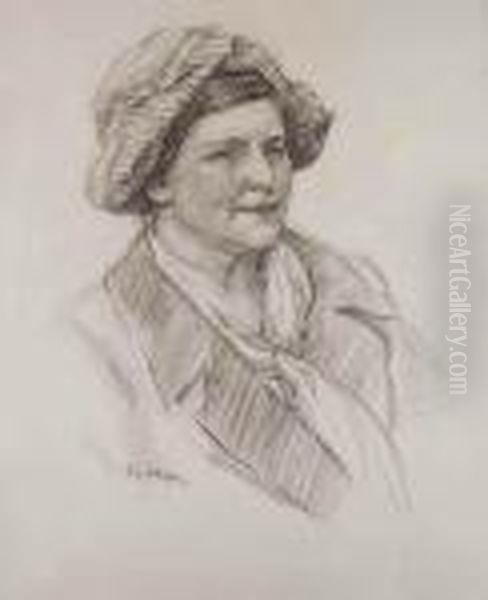 Portret Zony Artysty Oil Painting by Jozef Mehoffer
