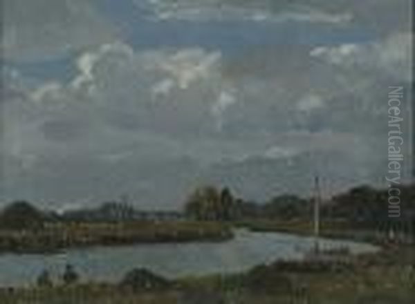 The Waverley Oil Painting by Campbell A. Mellon