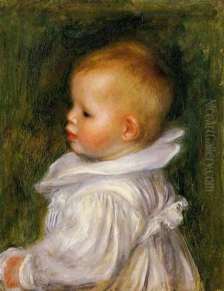 Portrait Of Claude Renoir Oil Painting by Pierre Auguste Renoir