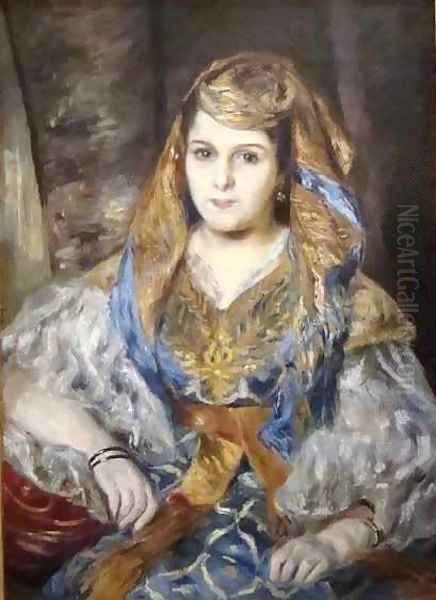 Mme Clementine Valensi Stora Oil Painting by Pierre Auguste Renoir