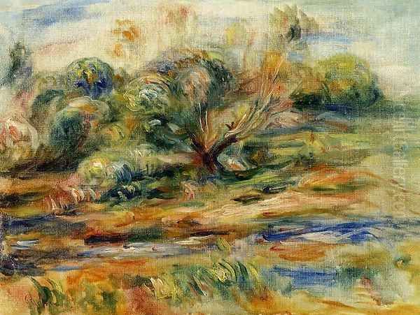 Landscape 1900 Oil Painting by Pierre Auguste Renoir