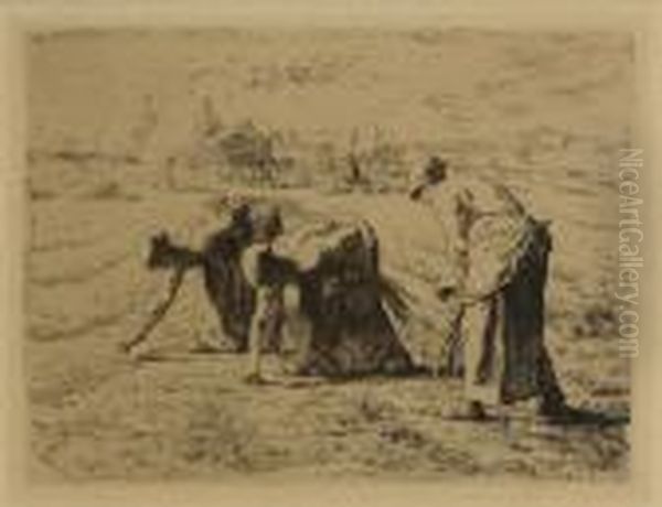 Les Glaneuses Oil Painting by Jean-Francois Millet