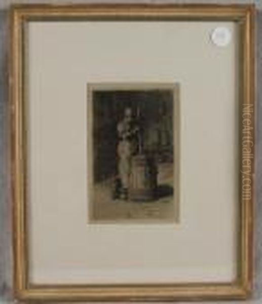 La Barateuse Oil Painting by Jean-Francois Millet