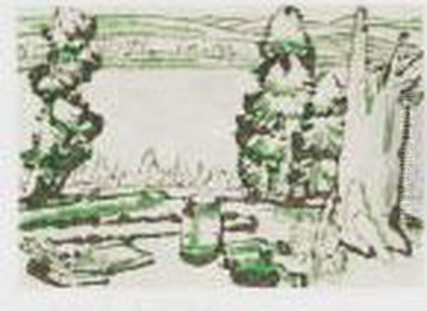 Painting Place Oil Painting by David Brown Milne