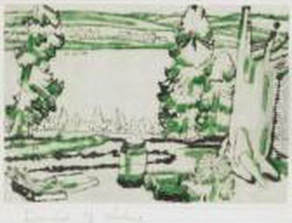 Painting Place Oil Painting by David Brown Milne