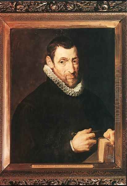 Christoffel Plantin Oil Painting by (studio of) Rubens, Peter Paul