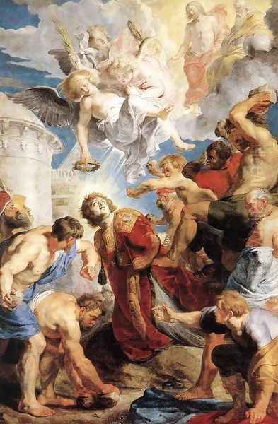 The Martyrdom of St. Stephen Oil Painting by (studio of) Rubens, Peter Paul