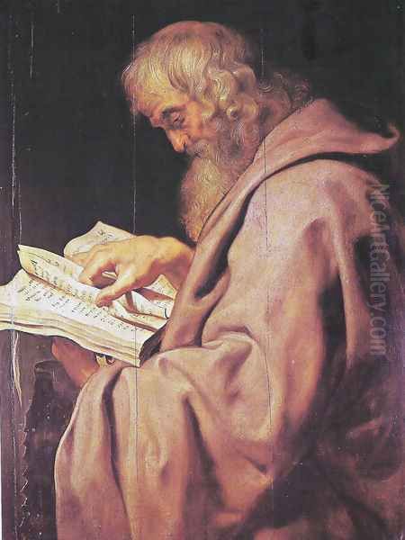 St Simon Oil Painting by (studio of) Rubens, Peter Paul
