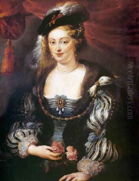 Helena Fourment Oil Painting by Peter Paul Rubens